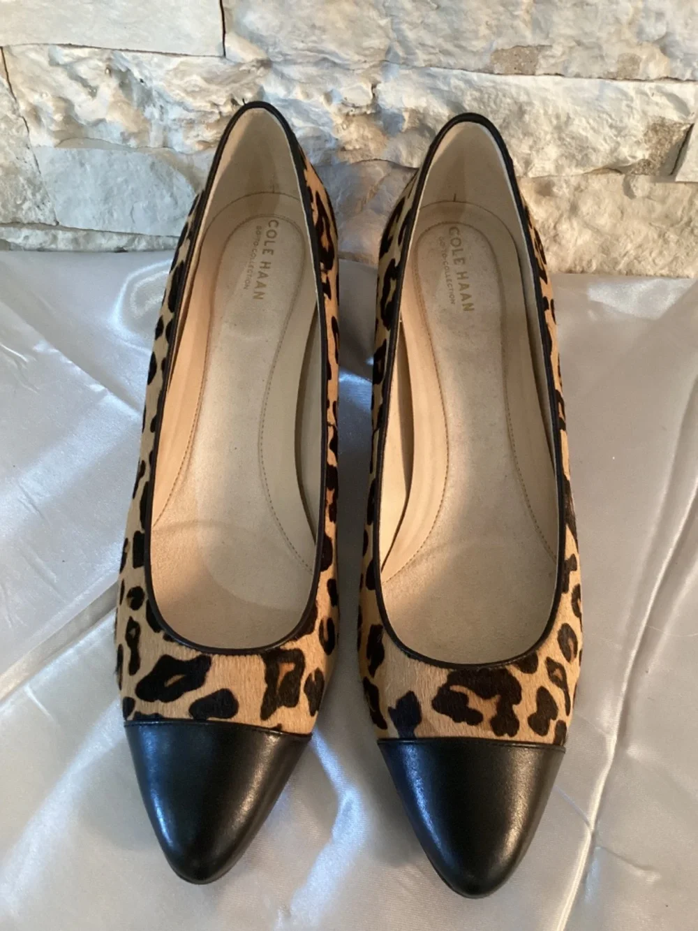 Cole Haan Go-To Collection leopard print pumps (Like New)